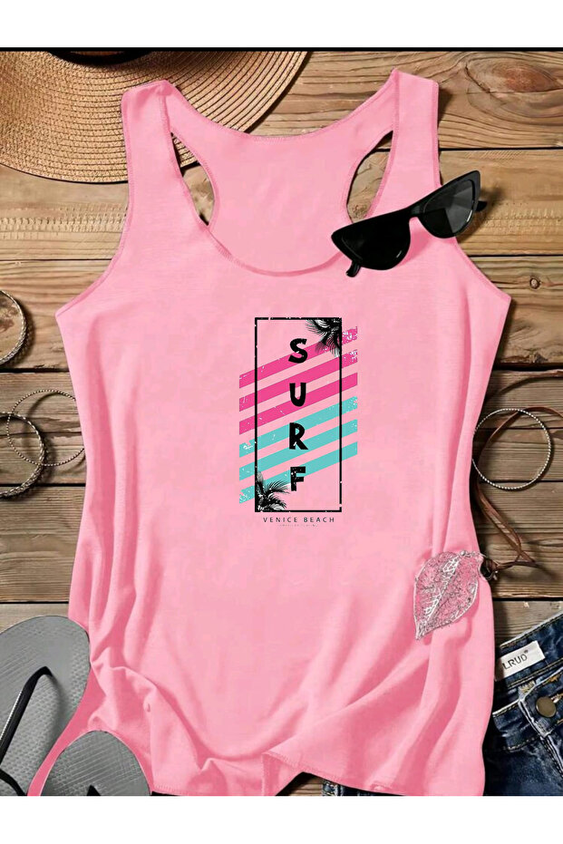 Surf Swimmer Women's Tank Top