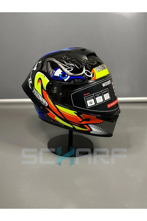 Ws-202 Güneş Vizörlü Çene Açılır Kask - 1
