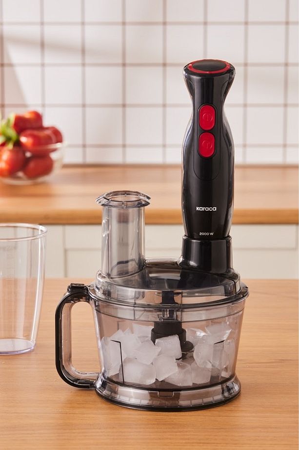Pro Multimax 6 in 1 Çok Amaçlı Mutfak Robotu/Blender Seti Black 2000 W - 4