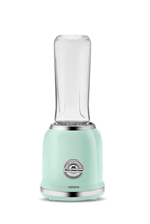Retro Personal Kişisel Smoothie Blender Green - 9