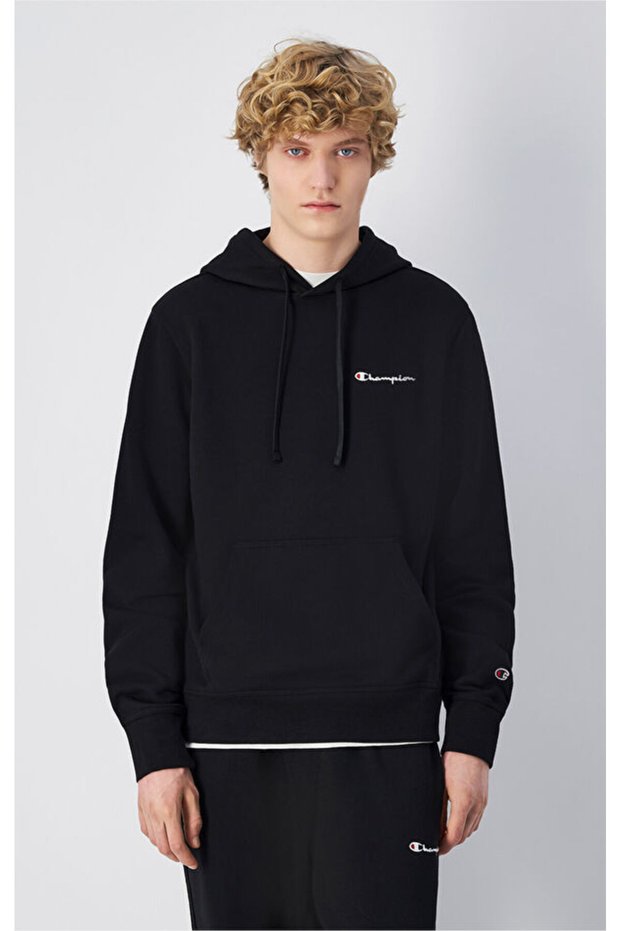 Icons Hooded Sweatshirt Black Men's Hooded Sweatshirt-220729-Kk001
