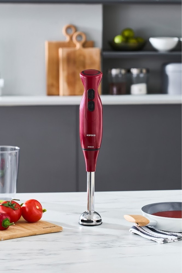 Pro Multimax 6 in 1 Çok Amaçlı Mutfak Robotu/Blender Seti Red - 3