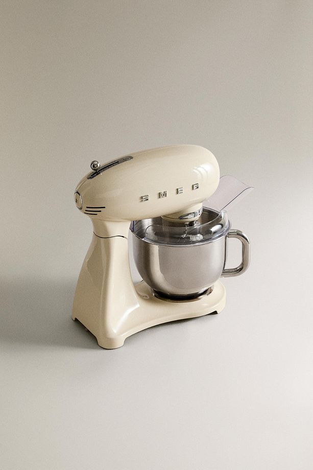 50's Style Retro 4.8 Litre Krem Stand Mikser SMF03CREU - 4