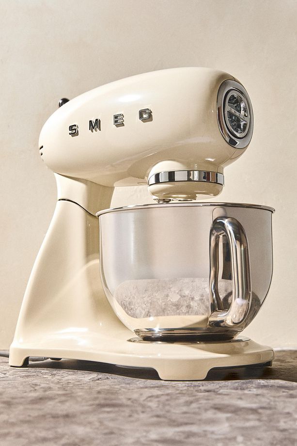 50's Style Retro 4.8 Litre Krem Stand Mikser SMF03CREU - 5