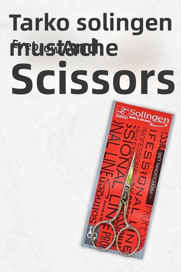 Solingen Eyebrow and Mustache Scissors 2136 - 1