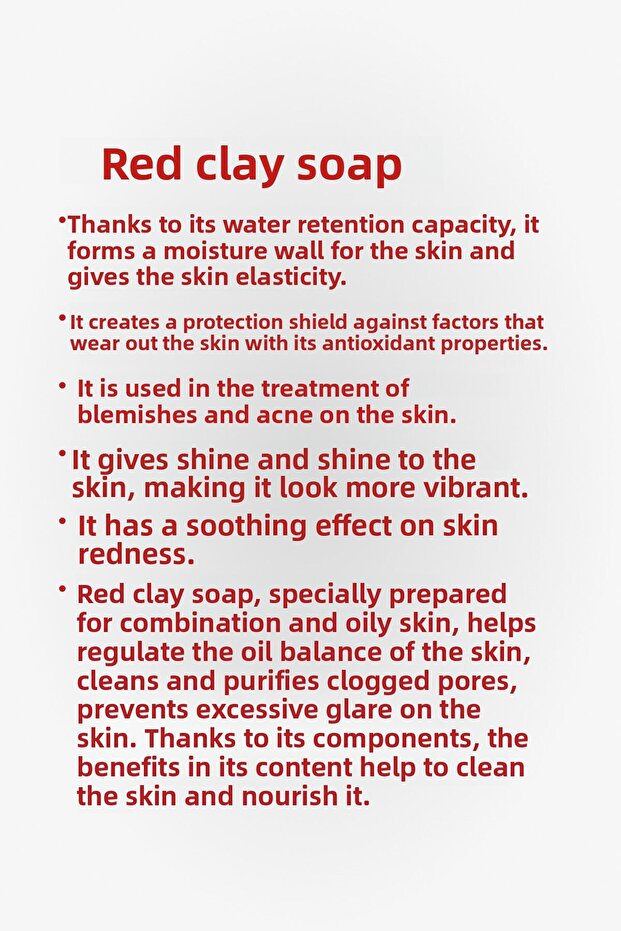 125 جرام صابون الطين الأحمر - 2