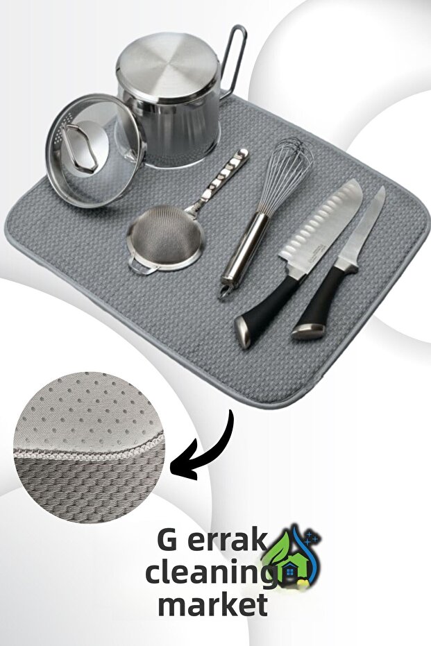 Ultra Super Absorbent Dish Mat / Stand (50x40cm)