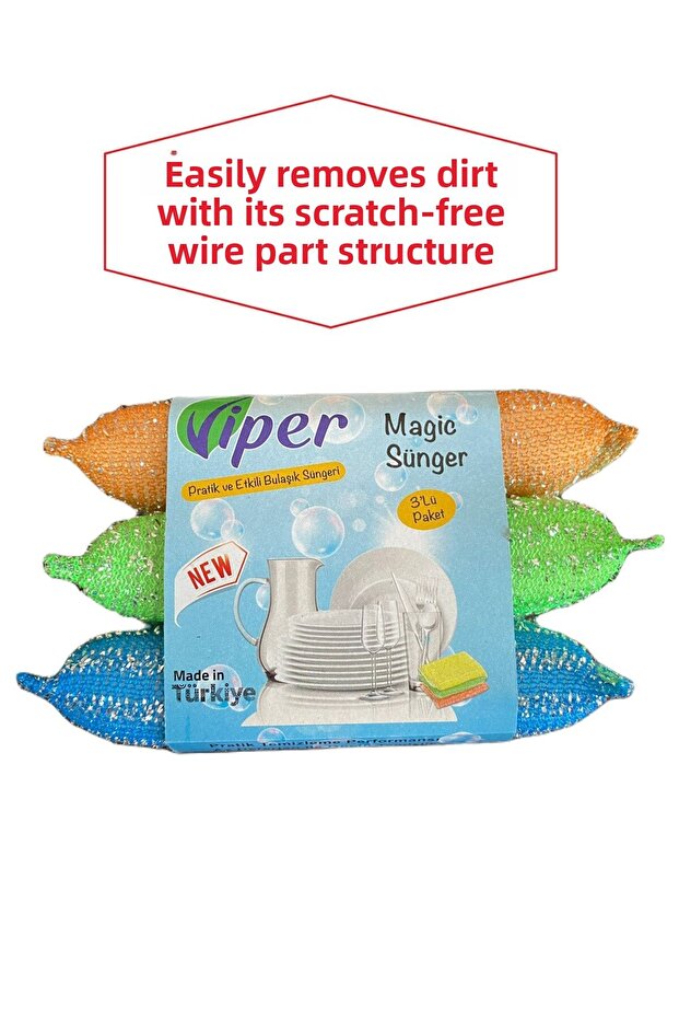 3-Piece Sponge - 1