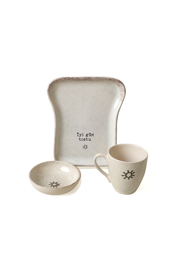 Tost Kahvaltı Takımı 3 Parça 22504-09 - 5
