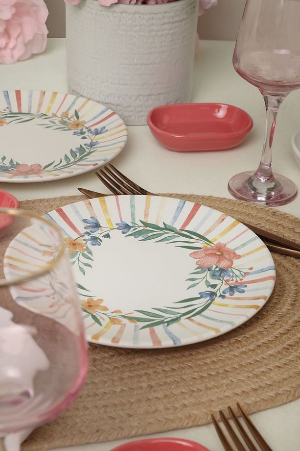 Soft Flowers Kahvaltı Takımı 10 Parça 4 kişilik 22322 - 4