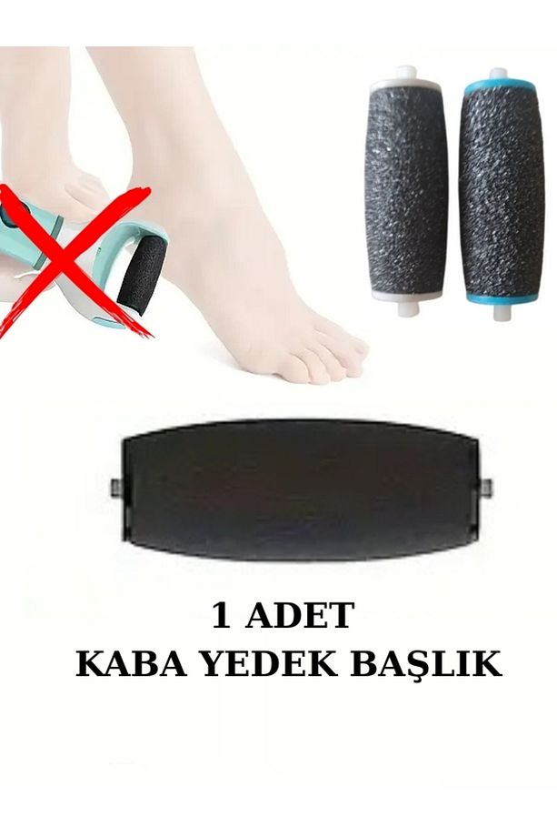 Elektronik Ayak Törpüsü Için 1 Adet Silindir Yedek Başlık Sert Deri Giderici, Pürüzsüz Ayaklar Için - 3