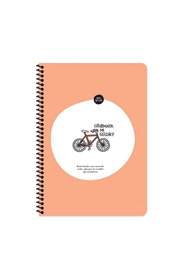 A4 Lined Spiral Sticker Notebook - Is We Here to Sit?80yp
