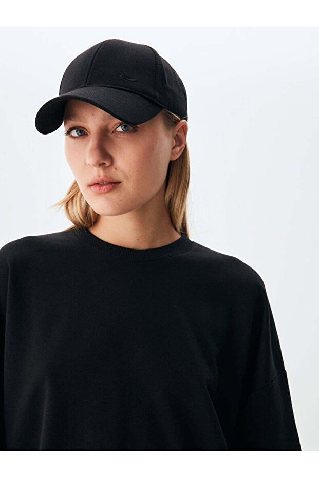 SECEPE Kadın oversize Arkası baskılı Sweatshırt - 4