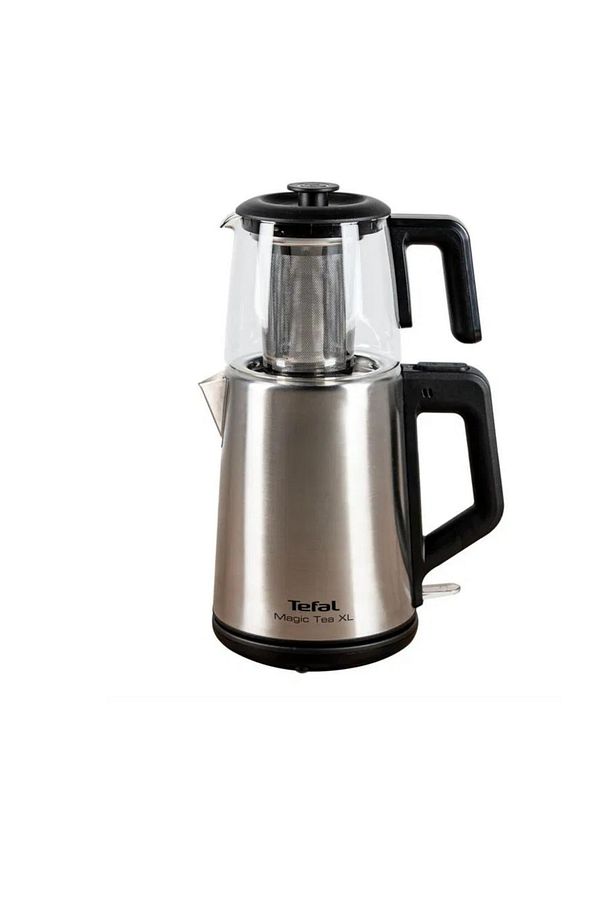 Magic Tea Xl 1650 W Cam Çay Makinesi - Otomatik Kapanma - 1.2 L Çaydanlık, 1.8l Su Isıtıcı - 4