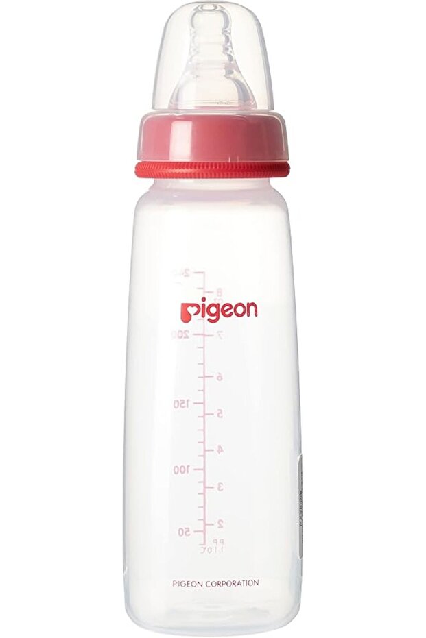Nursing Plastic Bottle Clear 240ml Pa(26006) --- بيجون رضاعه بلاستيك كلير 240مل 6006