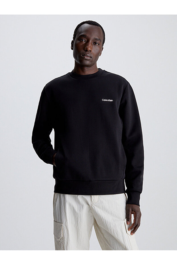 MICRO LOGO REPREVE SWEATSHIRT - 1