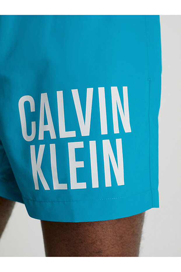 Erkek Medium Drawstring Deniz Şortu - 7