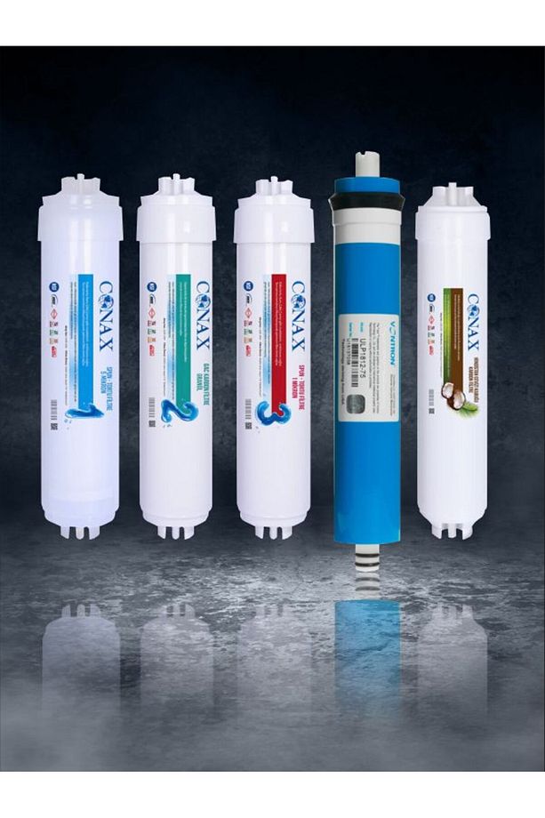 Inline 5 Aşamalı Ön Filtre Seti + Postkarbon Filtre – Bench Membran - 1