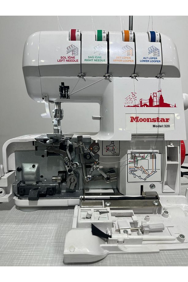 Ev Tipi Overlok Dikiş Makinesi 3-4 İplik / Model 320 - 2