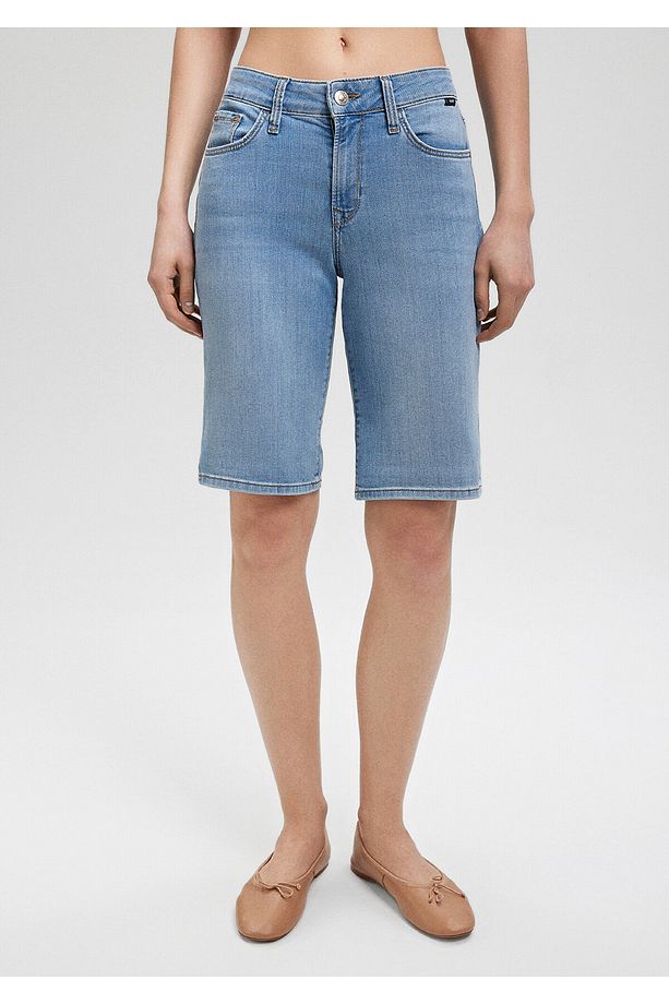 Alexis Casual Açık Mavi Jean Şort 1441587067 - 4