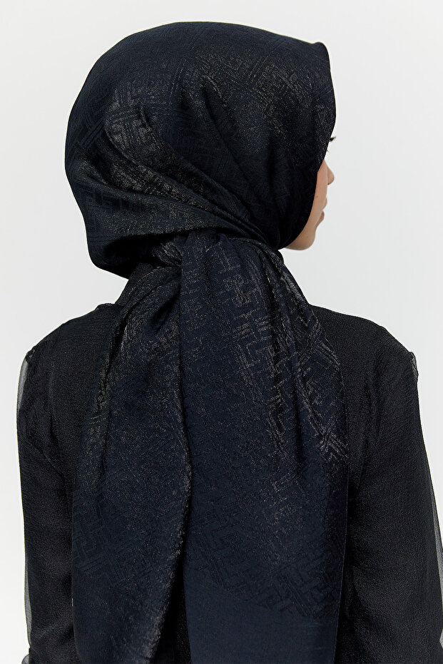 Labirent Desenli Şal - 5