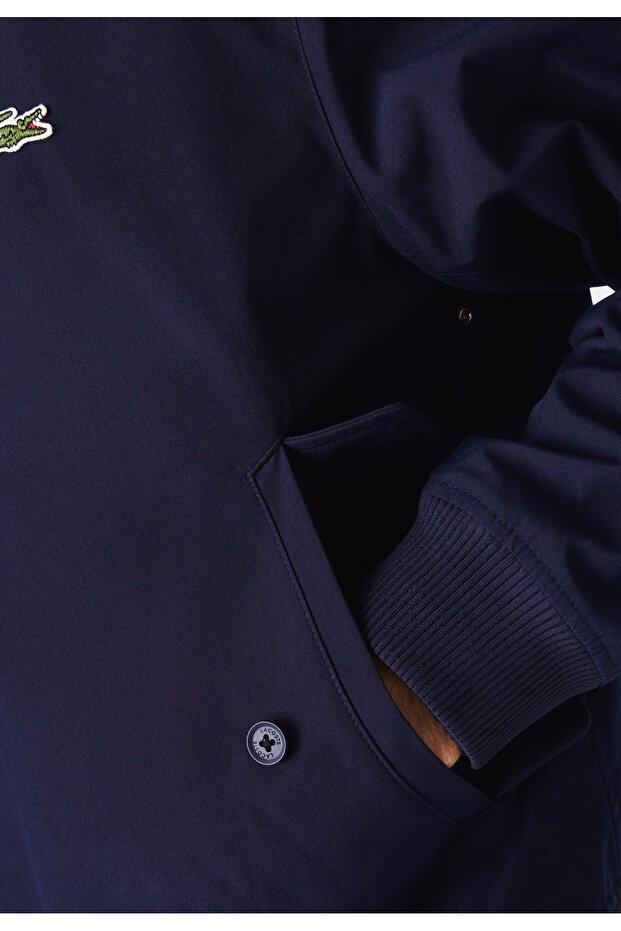 Jacke Wasserabweisende Twill-Jacke mit Stehkragen und Reißverschluss - 6