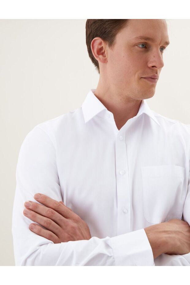 3'lü Slim Fit Gömlek Seti - 3