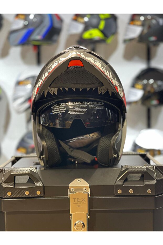 - 202 H1 ÇENE AÇILIR KASK - 4