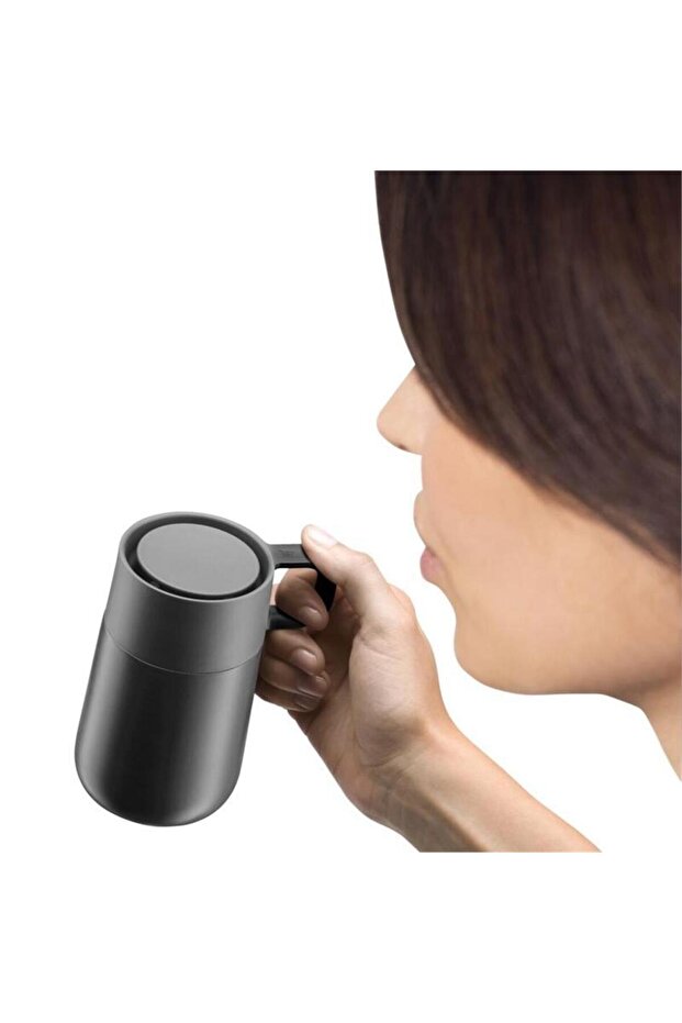 Kişisel Termos Kısa Antrasit - 6