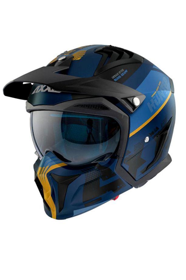 HUNTER SV BLOCK C3 MATT YELLOW ÇİFT VİZÖRLÜ ÇENE ÇIKABİLEN MODEL - 2
