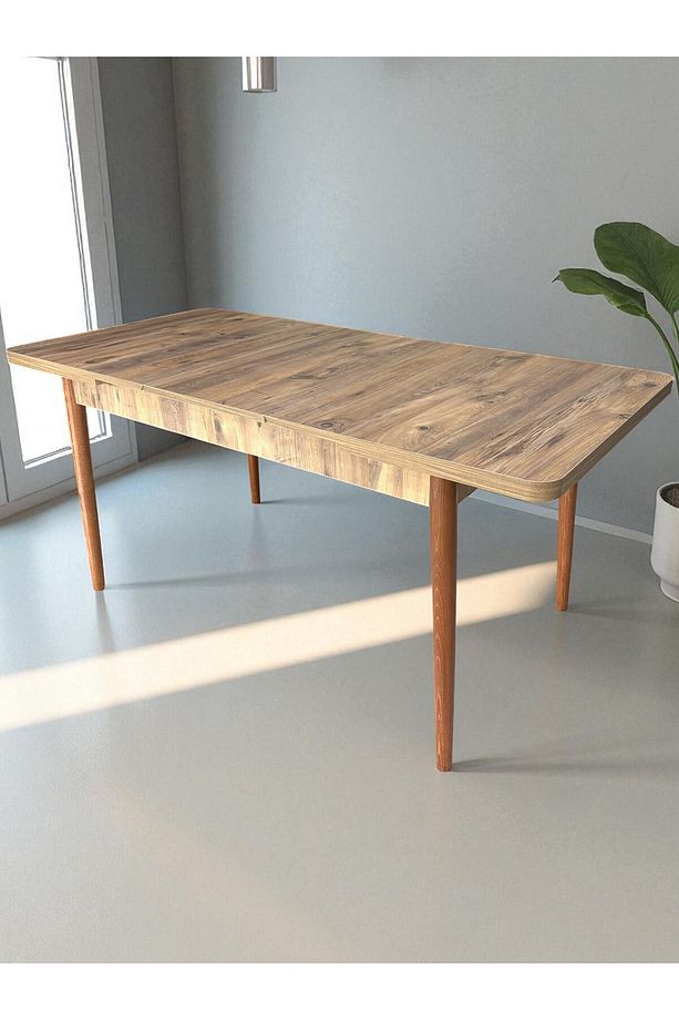 80x130 Açılır Uzayabilir Mutfak Yemek Masası - Modern Tasarım, Fonksiyonel, Kolay Temizlenir - 2