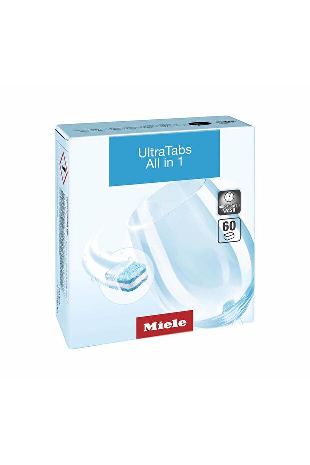 قرص Ultratabs متعدد الألوان (60 قطعة) منظف غسالة الصحون