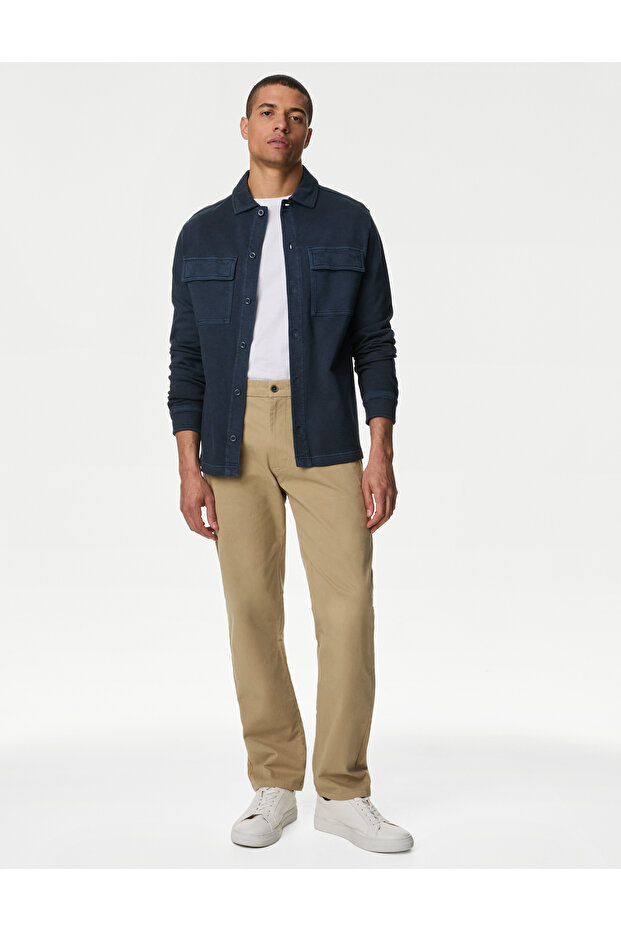 Loose Fit Chino Pantolon - 1