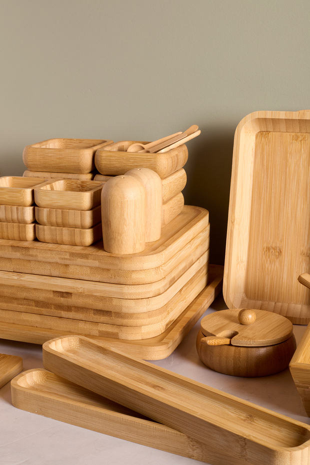 Rumeli Bambu 67 Parça 6 Kişilik Kahvaltı Takımı - 8