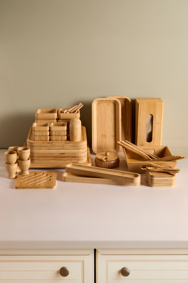 Rumeli Bambu 67 Parça 6 Kişilik Kahvaltı Takımı - 3