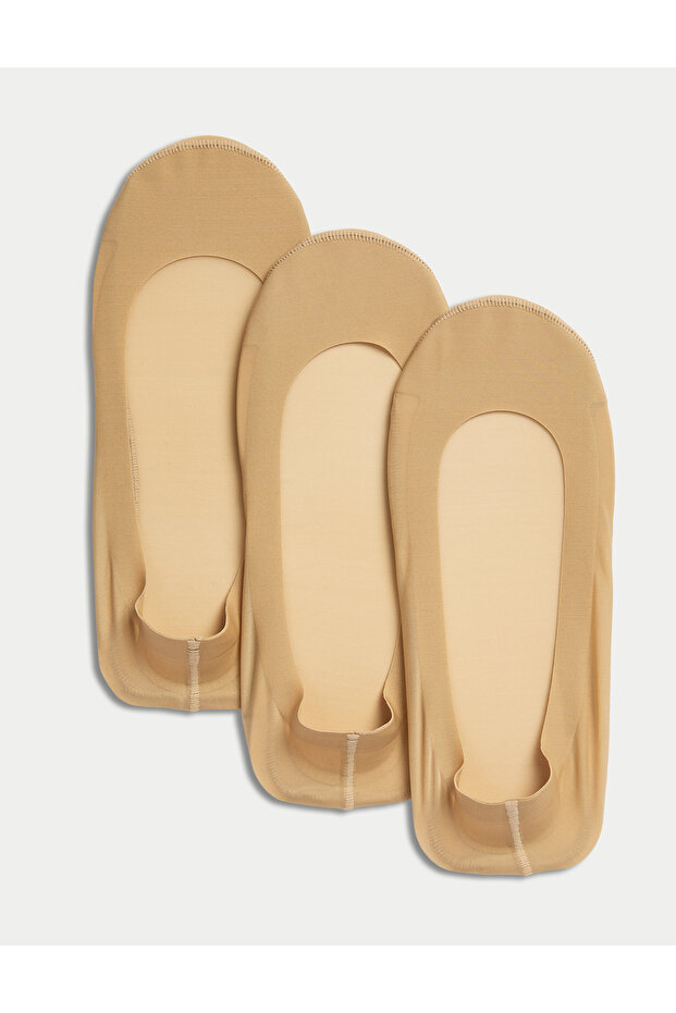 3'lü Low Cut Babet Çorabı - 1