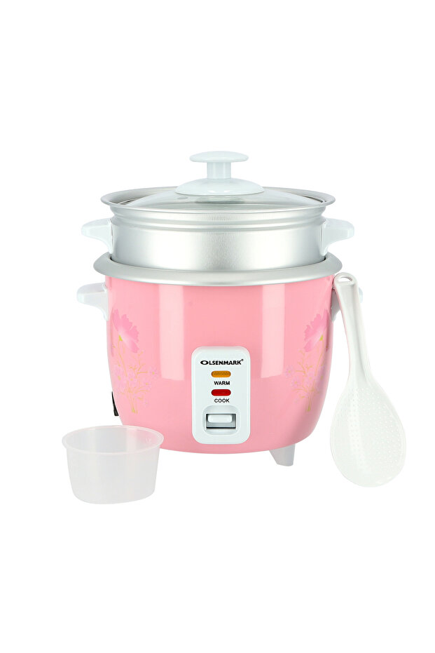 0.6l, 3-in-1 Rice Cooker | Cook, Steam, Keep Warm | Non-stick Pot, Glass Lid, 2y Warranty
