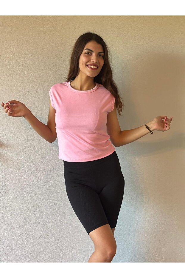 Thick Strap Shepherd Stitched Blouse - 1