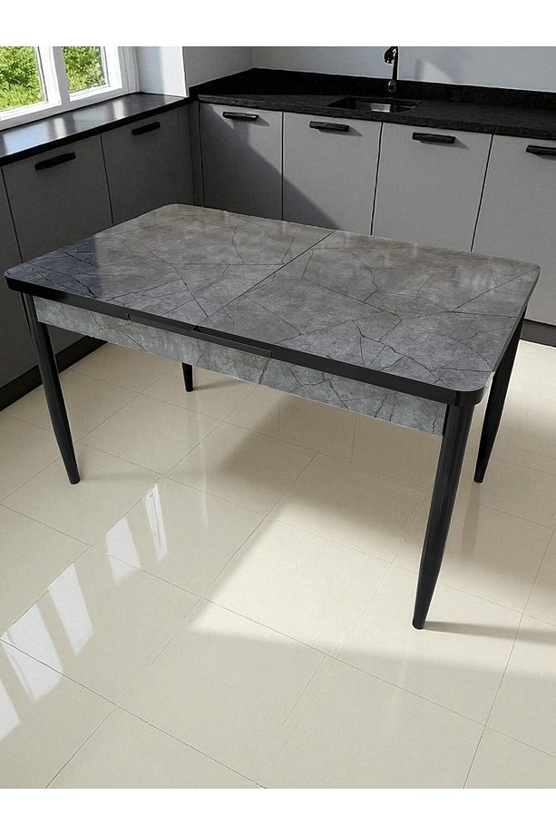 Açılabilir Uzayabilir Mutfak Yemek Masası 80x130 Cm | Modern, Şık Ve Fonksiyonel Tasarım - 1