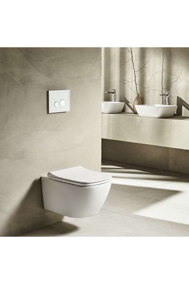 Luna Kanalsız Asma Klozet Ln5610,nkp Elegance Duroplast Yavaş Kapak - 6
