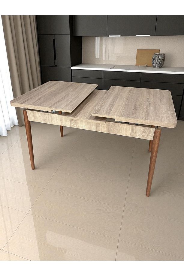 80x130 Açılabilir Uzayabilir Mutfak Yemek Masası - 2