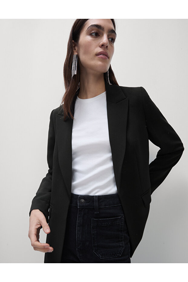 Relaxed Fit Blazer Ceket - 5