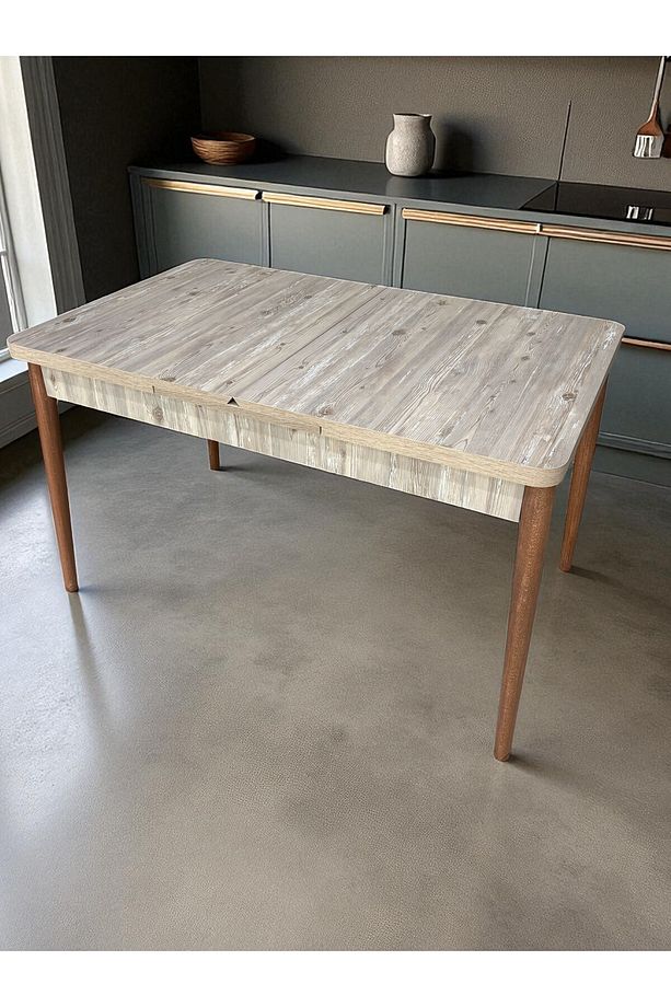 Açılabilir Uzayabilir Mutfak Yemek Masası 80x130 Cm | Modern, Şık Ve Fonksiyonel Tasarım - 1