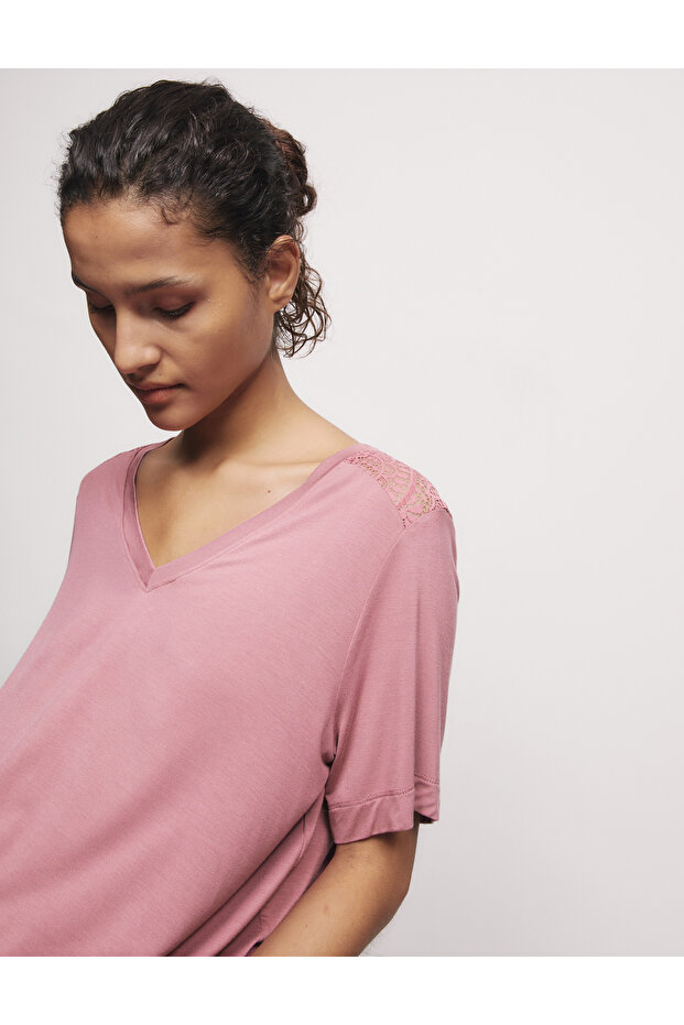 Body Soft™ Kısa Kollu Pijama Üstü - 1