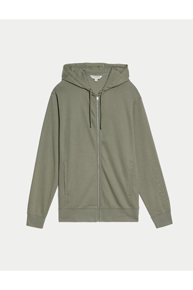 Supima® Fermuarlı Sweatshirt - 6