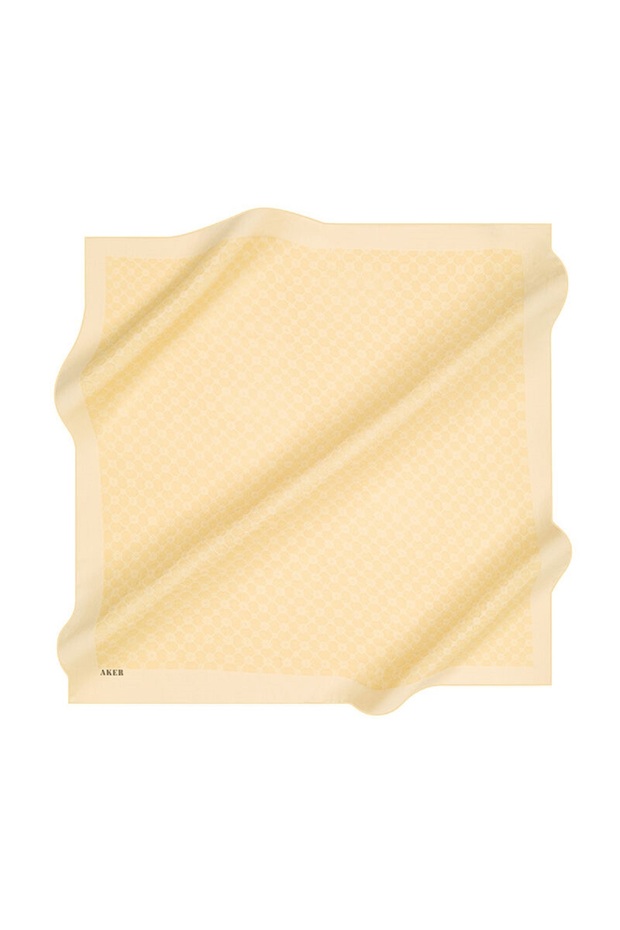 Elegance Monogram Eşarp - Sarı 961