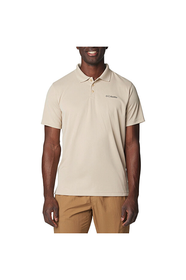 Utilizer Men's Beige Outdoor Polo T-Shirt Am0126-271