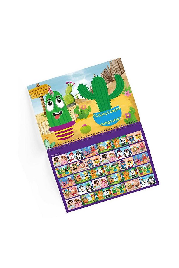 Tükenmeyen Sticker Kitabım - Eğlenceli Yüzler (100+ Tekrar Tekrar Kullanılabilen Sticker) - 4