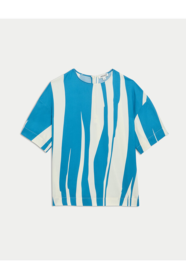 Çizgi Detaylı Bluz - 7