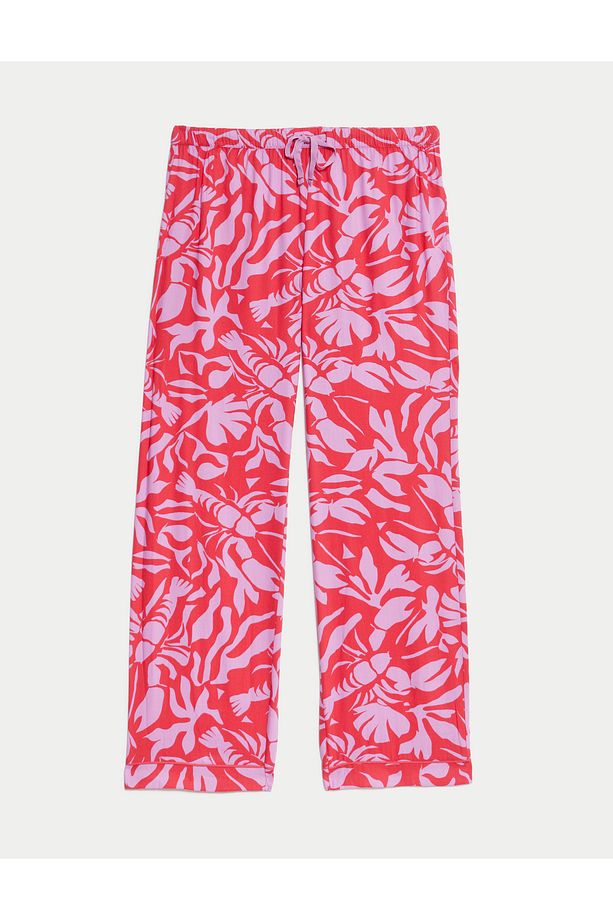 Regular Fit Desenli Pijama Altı - 4